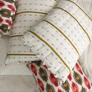 Anthropologie Araya shams + throw pillows!